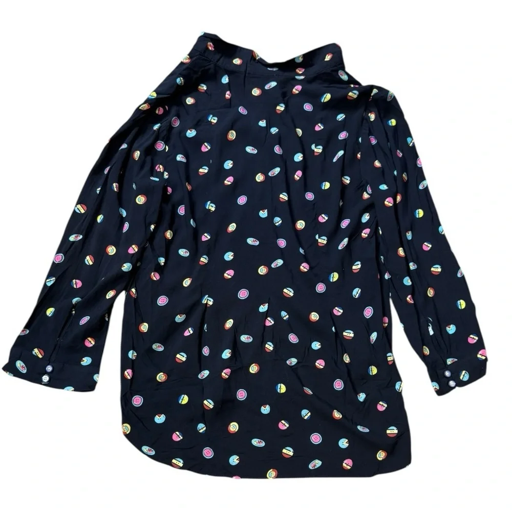 Anthropologie 13 of 52 Conversations Button Down Blouse size 6